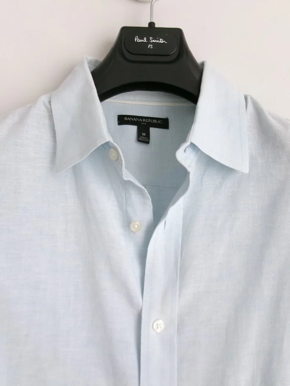 BANANA REPUBLIC MEN'S LINEN SHIRT Sz-M - Picture 4 of 7
